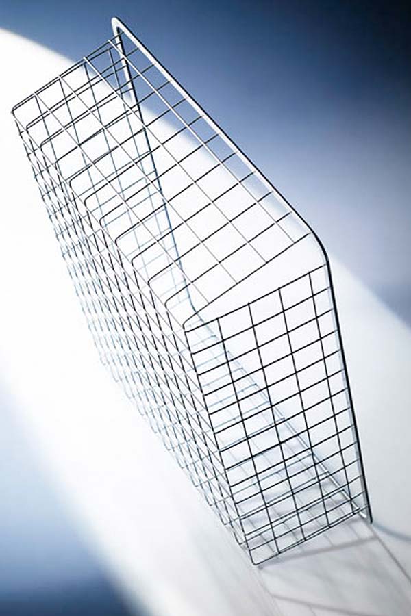 Wire basket made from stainless steel